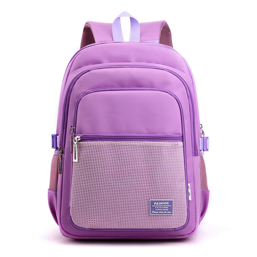 Kids Nylon School Bags Large Capacity School Student Backpack ...