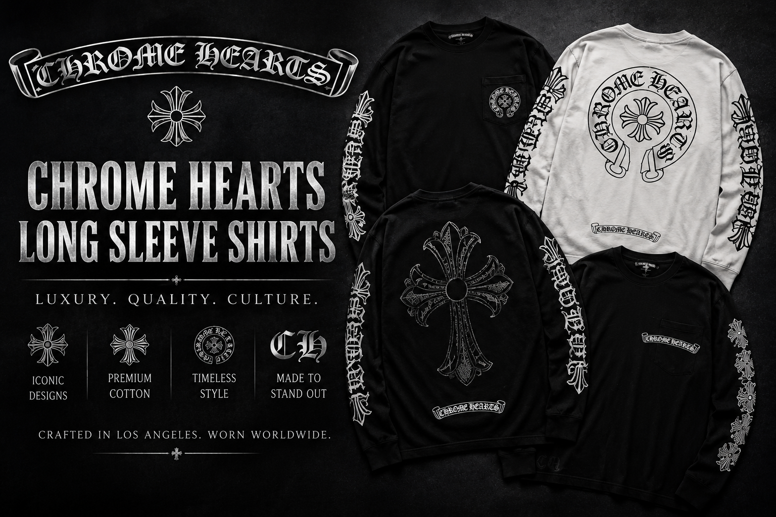 Chrome Hearts Long Sleeve Shirts Chrome Hearts Long Sleeve Shirts