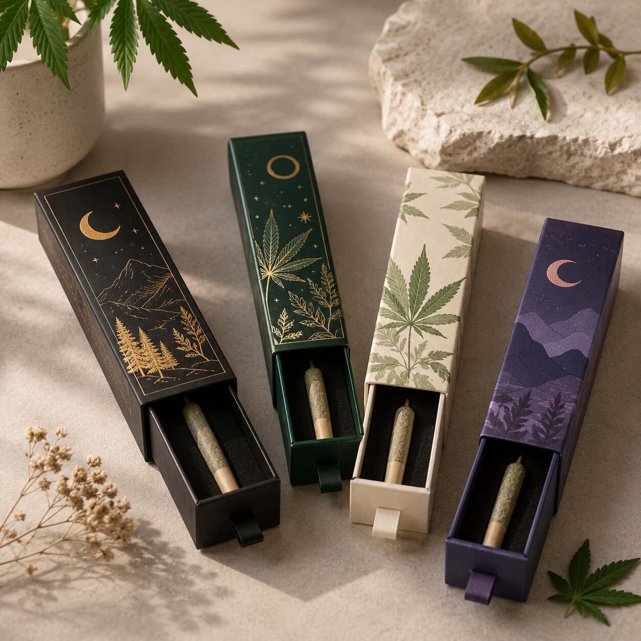 Custom Delta 8 Pre Roll Boxes Custom Delta 8 Pre Roll Boxes