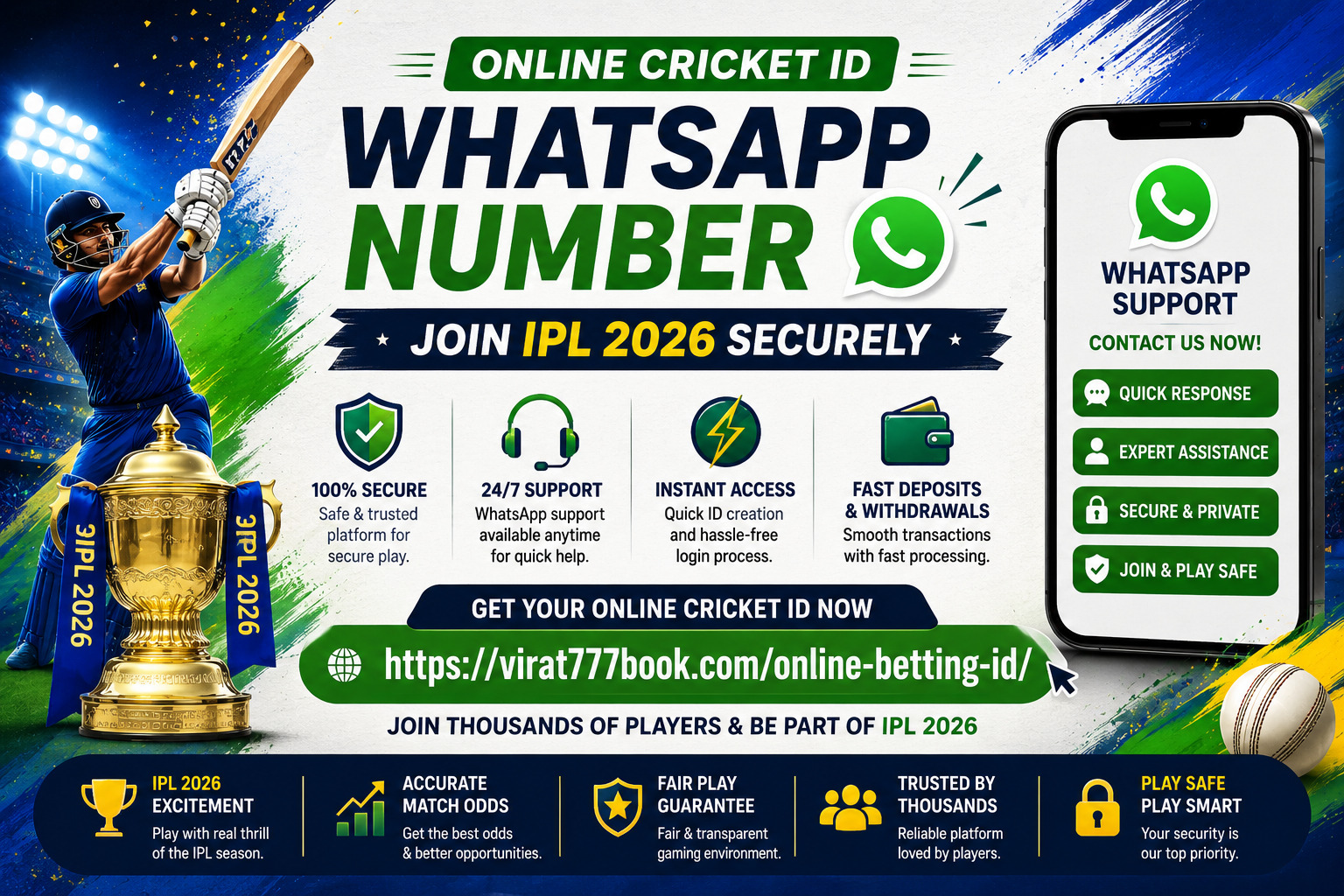 Online Cricket ID Whatsapp Number Online Cricket ID Whatsapp Number