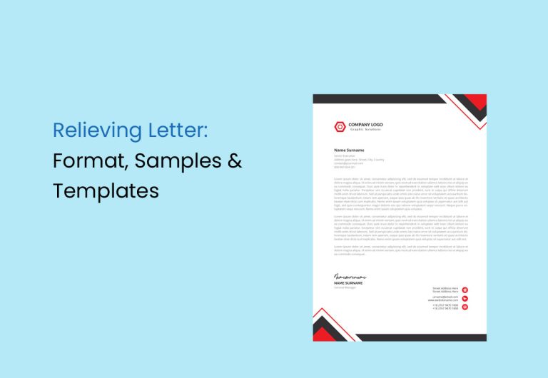 Relieving Letter Relieving letter