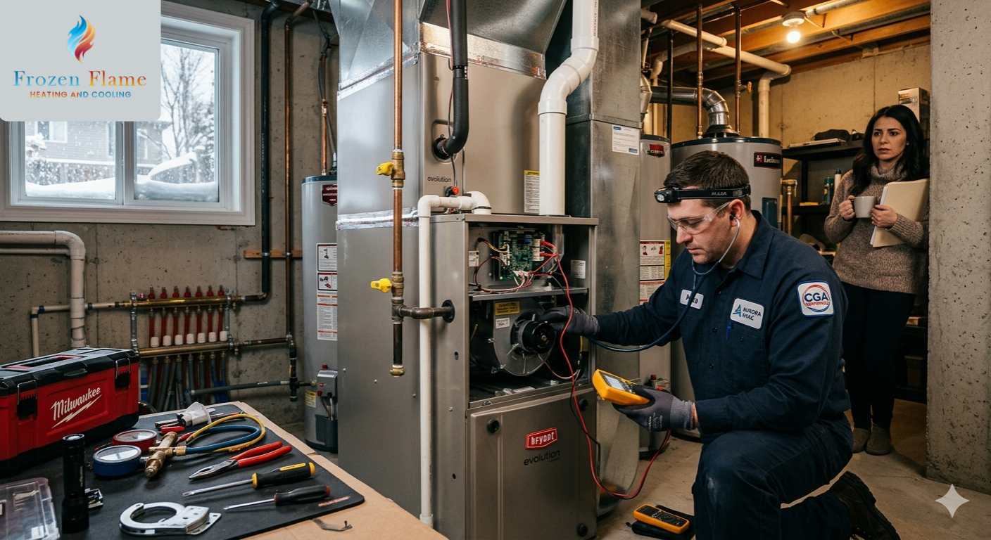 frozen flame (5) AC repair service near me