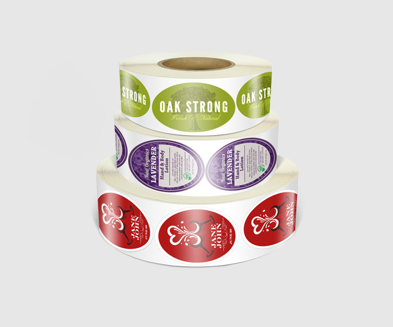 oval roll label oval-roll-label