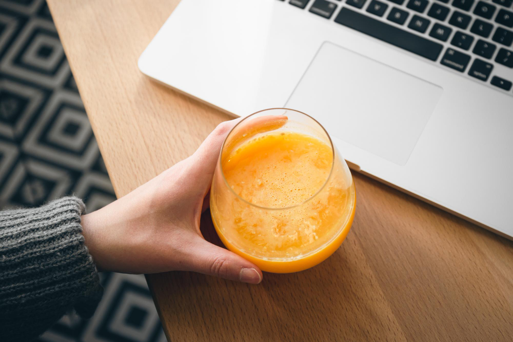 Sea Buckthorn Juice morning routine