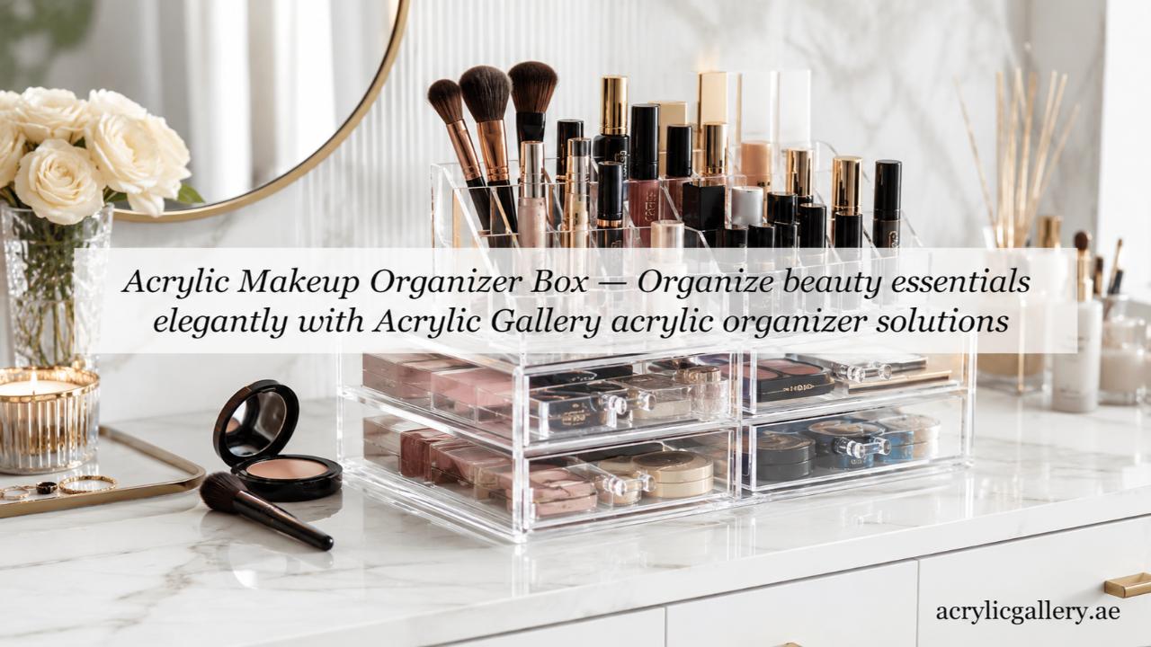 Acrylic Makeup Organizer Box Acrylic Makeup Organizer Box