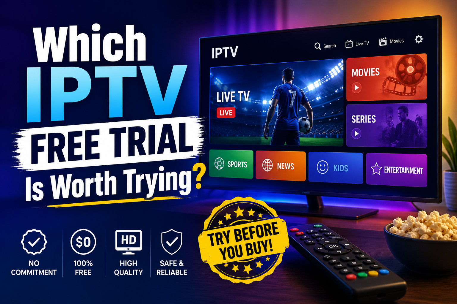 Which IPTV Free Trial Is Worth Trying? Which IPTV Free Trial Is Worth Trying?