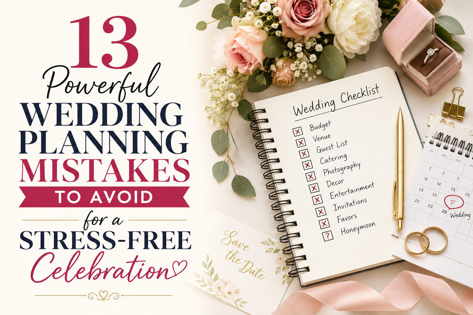 Powerful wedding planning mistakes to avoid Powerful wedding planning mistakes to avoid