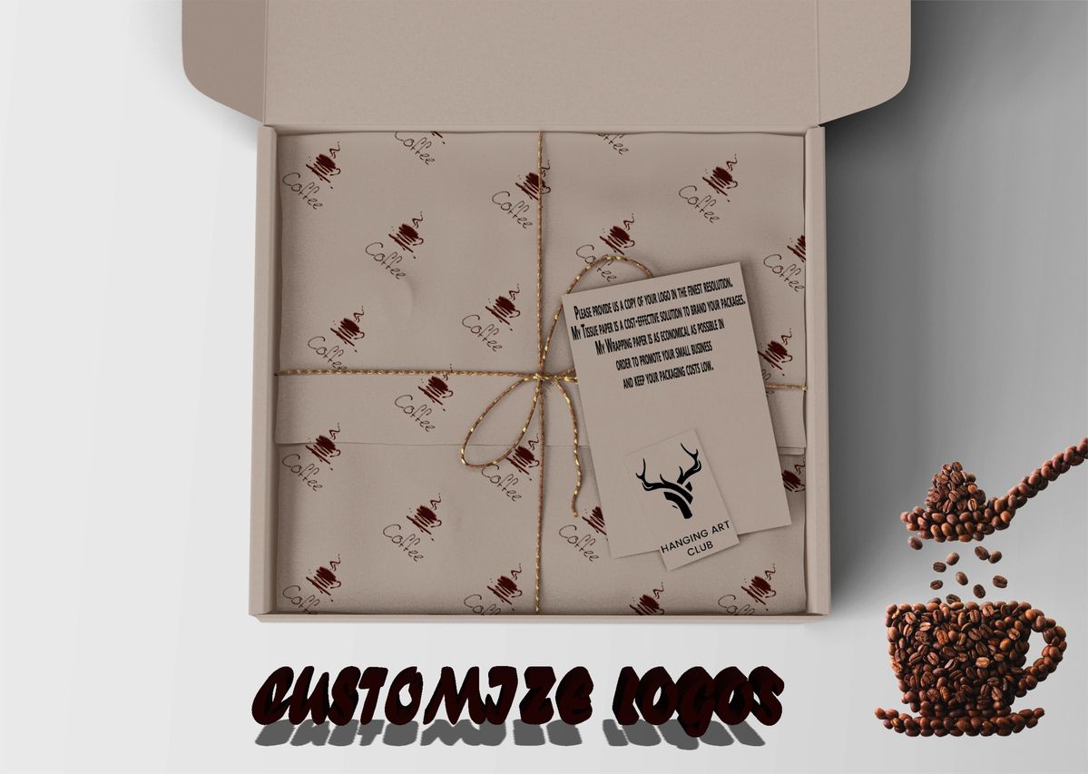 Custom tissue paper with logos Custom tissue paper with logos